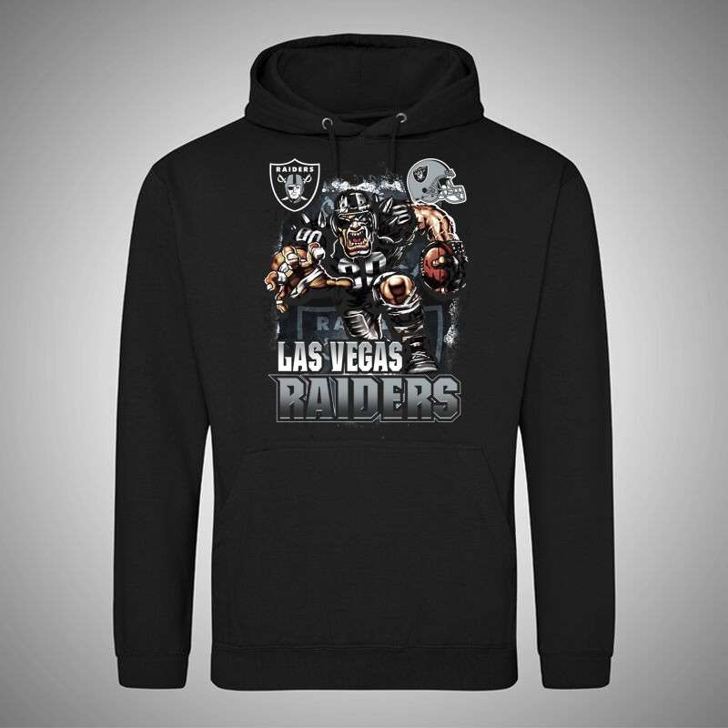 Férfi Kapucnis Pulcsi Las Vegas Raiders Mascot