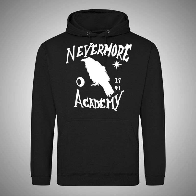 Férfi Kapucnis Pulcsi Nevermore Academy 2.0