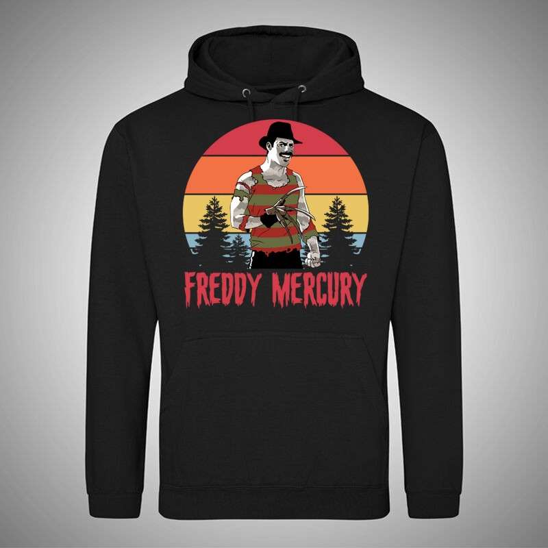 Férfi Kapucnis Pulcsi Freddy Mercury