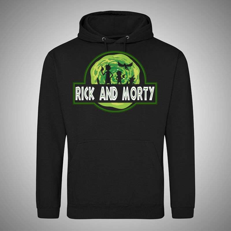 Férfi Kapucnis Pulcsi Rick And Morty 2.0