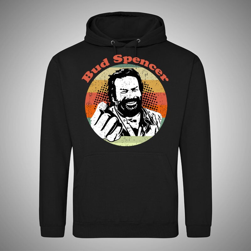 Férfi Kapucnis Pulcsi Bud Spencer Vintage
