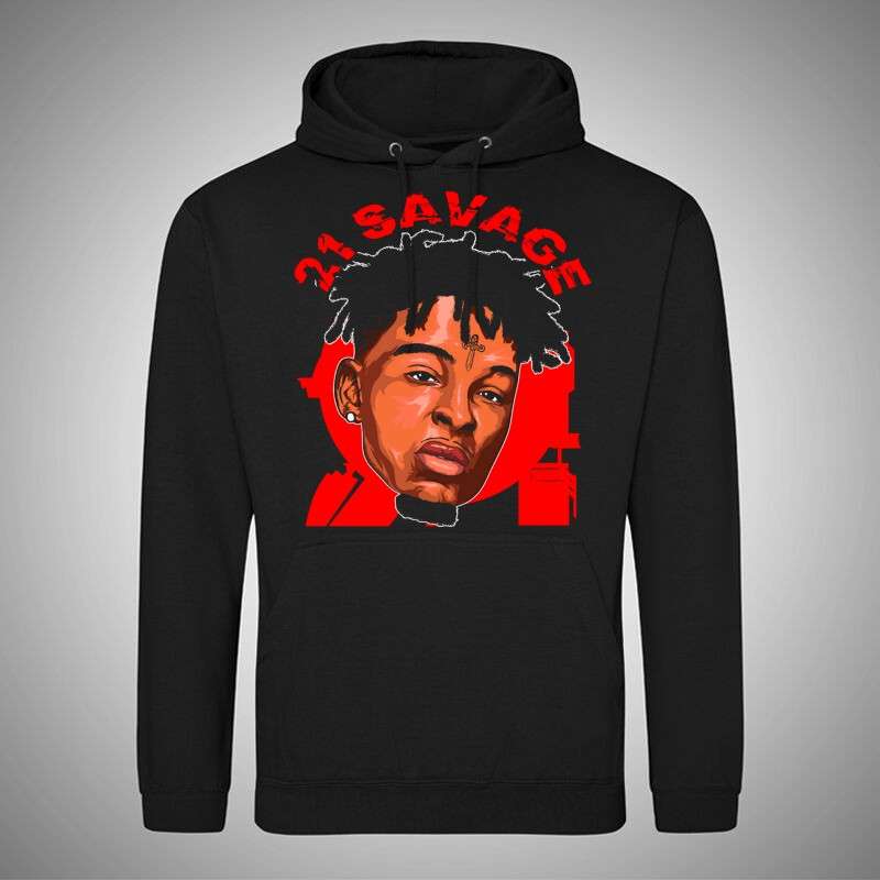 Férfi Kapucnis Pulcsi 21 Savage