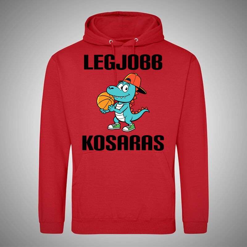 Férfi Kapucnis Pulcsi Legjobb Kosaras Dínó