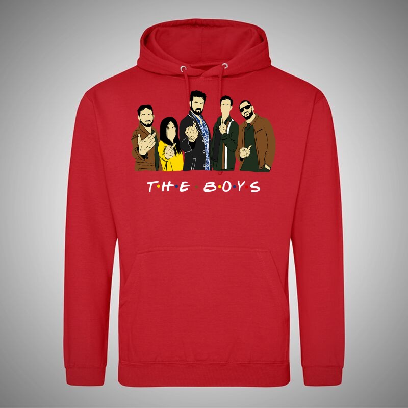 Férfi Kapucnis Pulcsi The Boys Jóbarátok