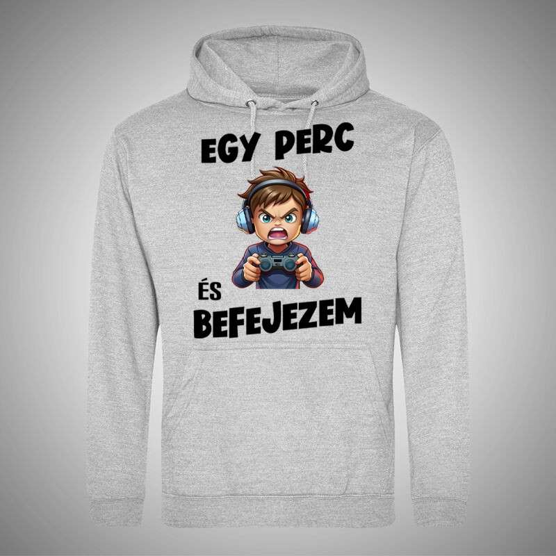 Férfi Kapucnis Pulcsi Egy Perc És Befejezem