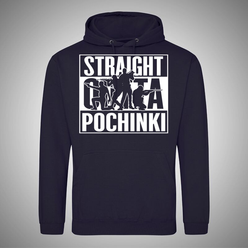 Férfi Kapucnis Pulcsi Straight Outta Pochinki