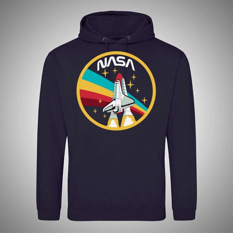 Férfi Kapucnis Pulcsi NASA