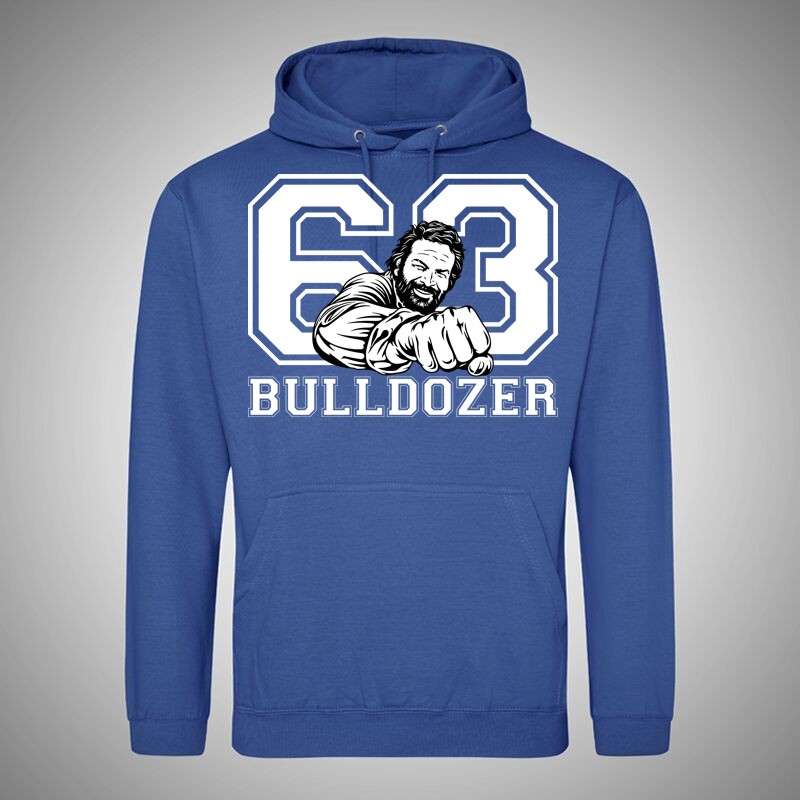 Férfi Kapucnis Pulcsi Bud Spencer Bulldozer