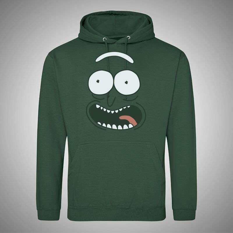 Férfi Kapucnis Pulcsi Pickle Rick Arc