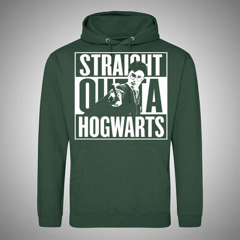 Férfi Kapucnis Pulcsi Straight Outta Hogwarts