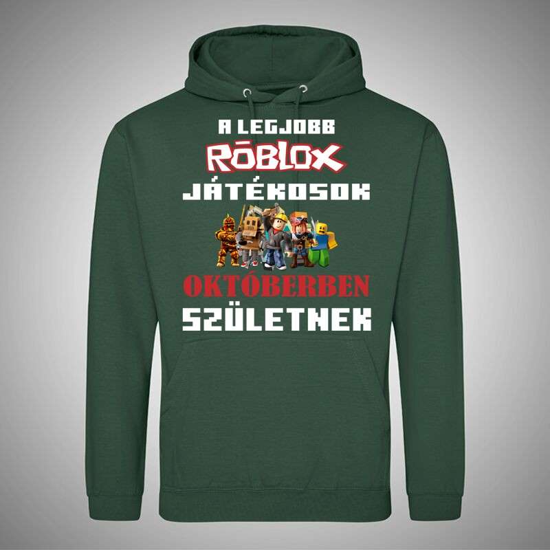 Férfi Kapucnis Pulcsi A Legjobb Roblox Játékosok Születnek
