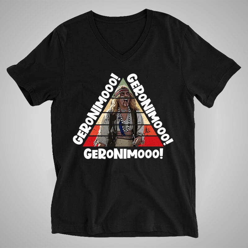 Férfi V-nyakú póló Geronimo