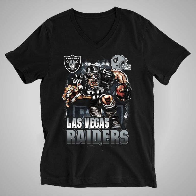 Férfi V-nyakú póló Las Vegas Raiders Mascot