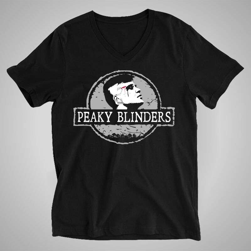 Férfi V-nyakú póló Peaky Blinders