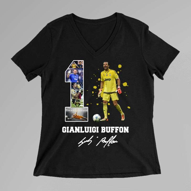 Női V-nyakú póló Gianluigi Buffon