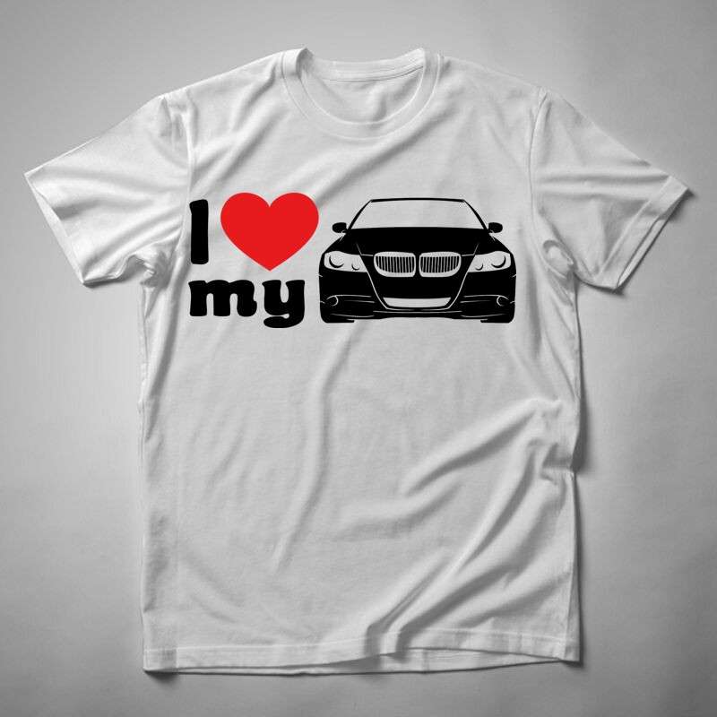 Gyerek póló I Love My BMW