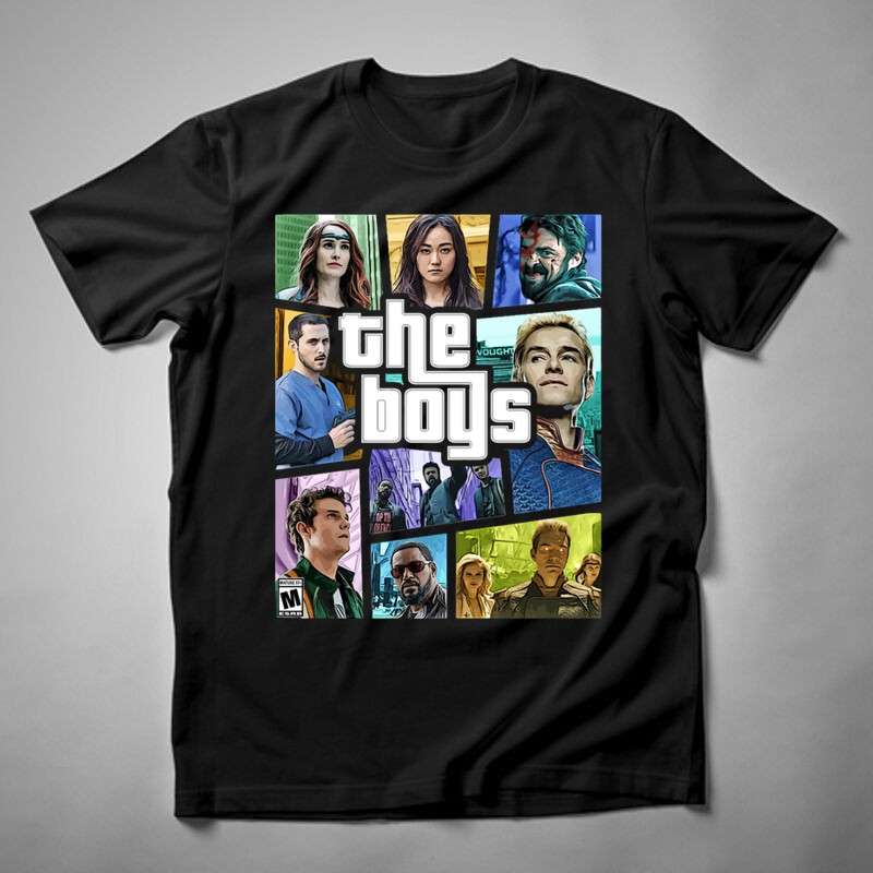 Gyerek póló The Boys GTA