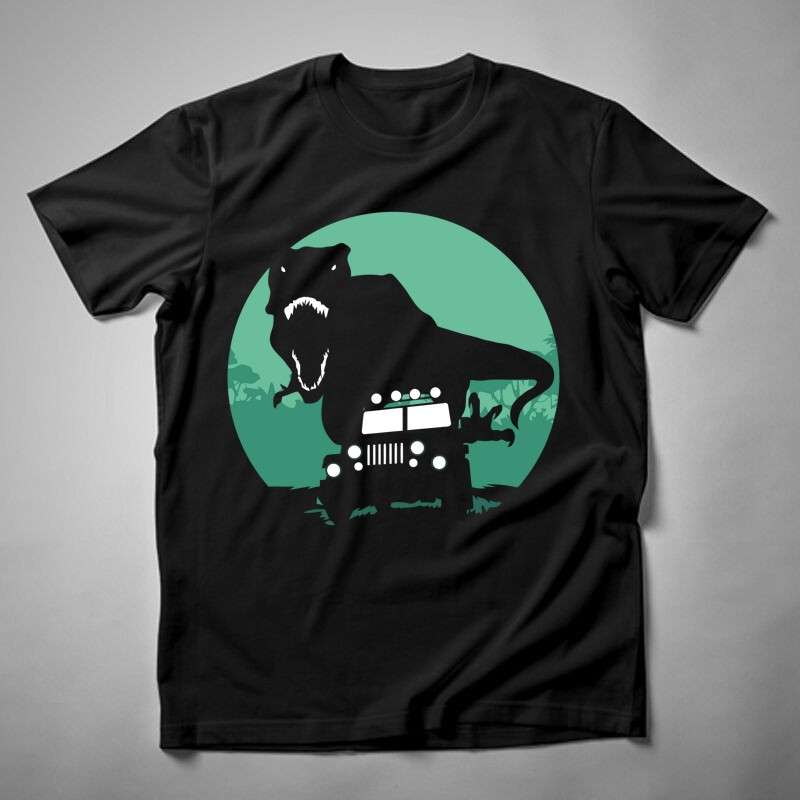 Gyerek póló T-Rex Üldözés