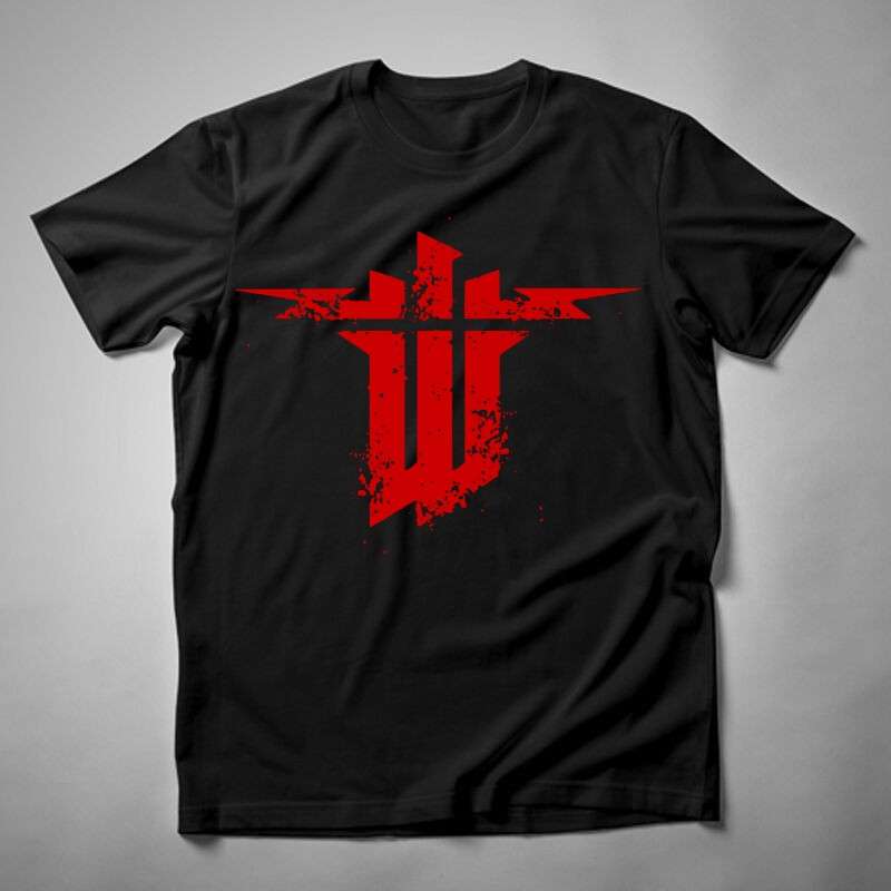 Gyerek póló Wolfenstein Logo