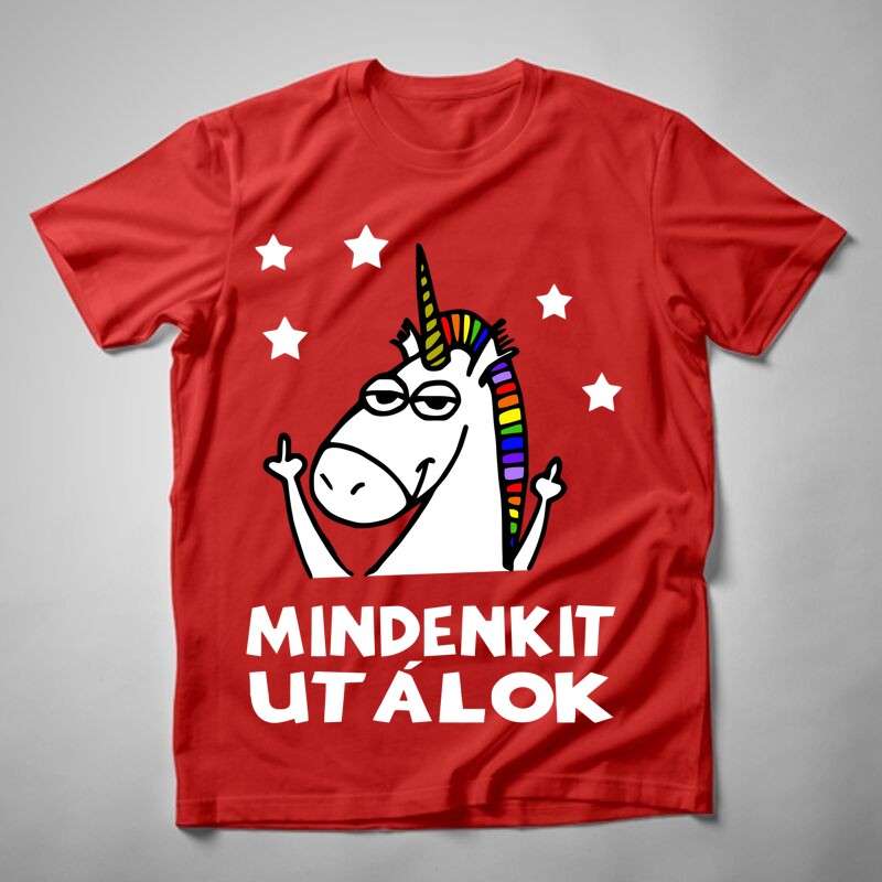 Gyerek póló Antiszociális Unikornis