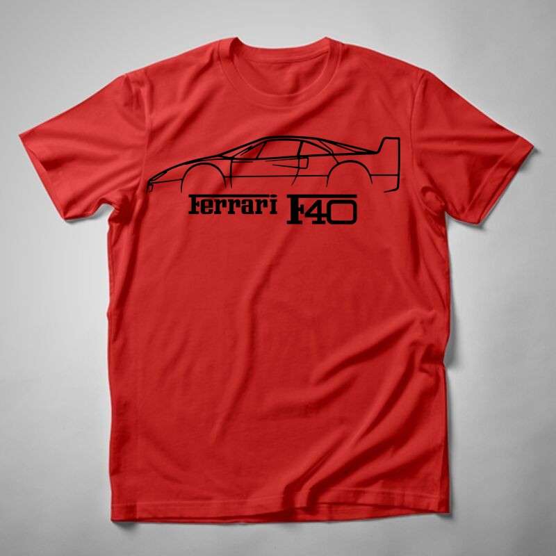 Gyerek póló Ferrari F40