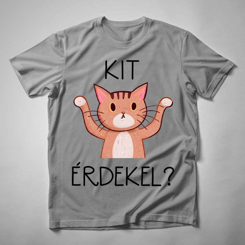 Gyerek póló Kit Érdekel Cica