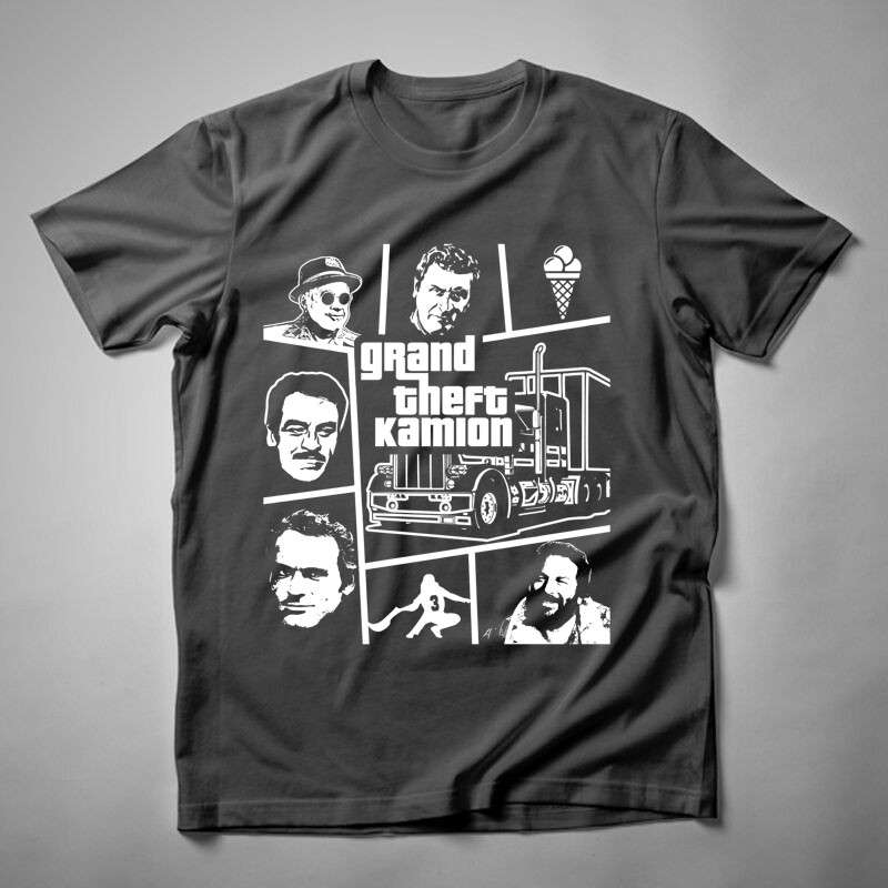 Gyerek póló Grand Theft Kamion