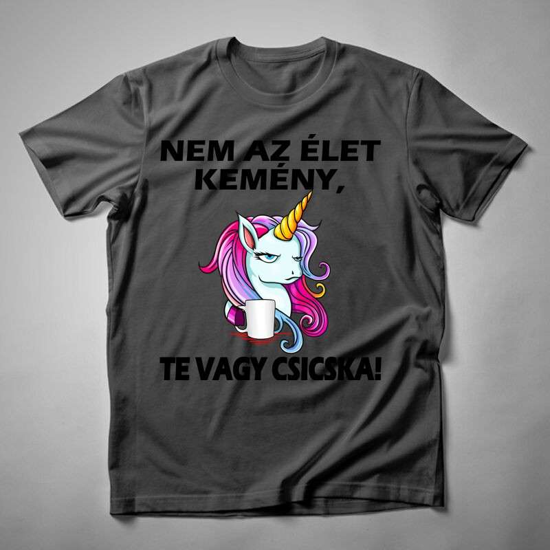 Gyerek póló Nem Az Élet Kemény Unikornis