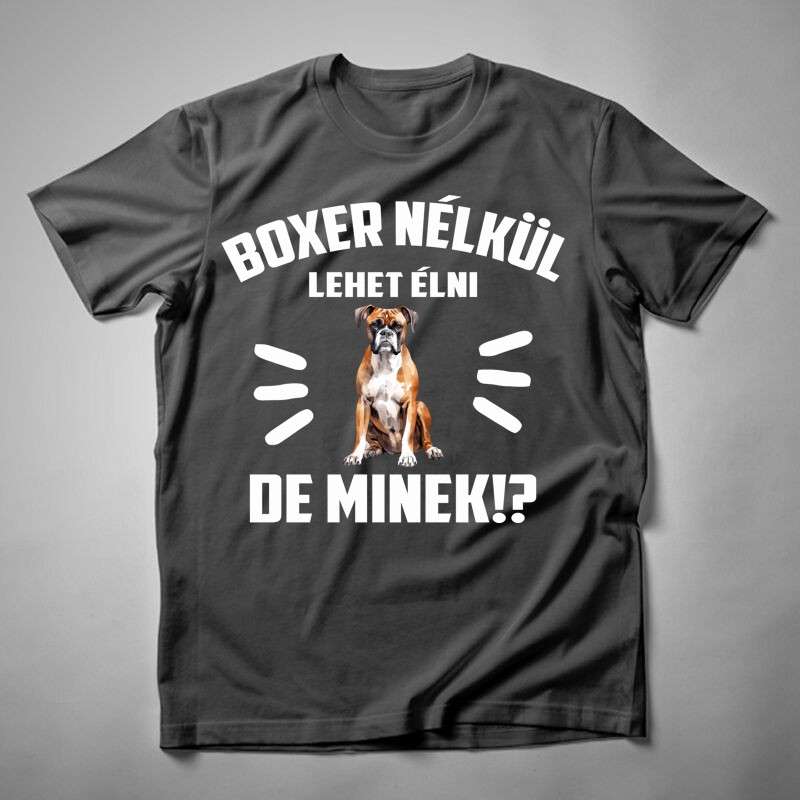 Gyerek póló Boxer Nélkül Lehet Élni
