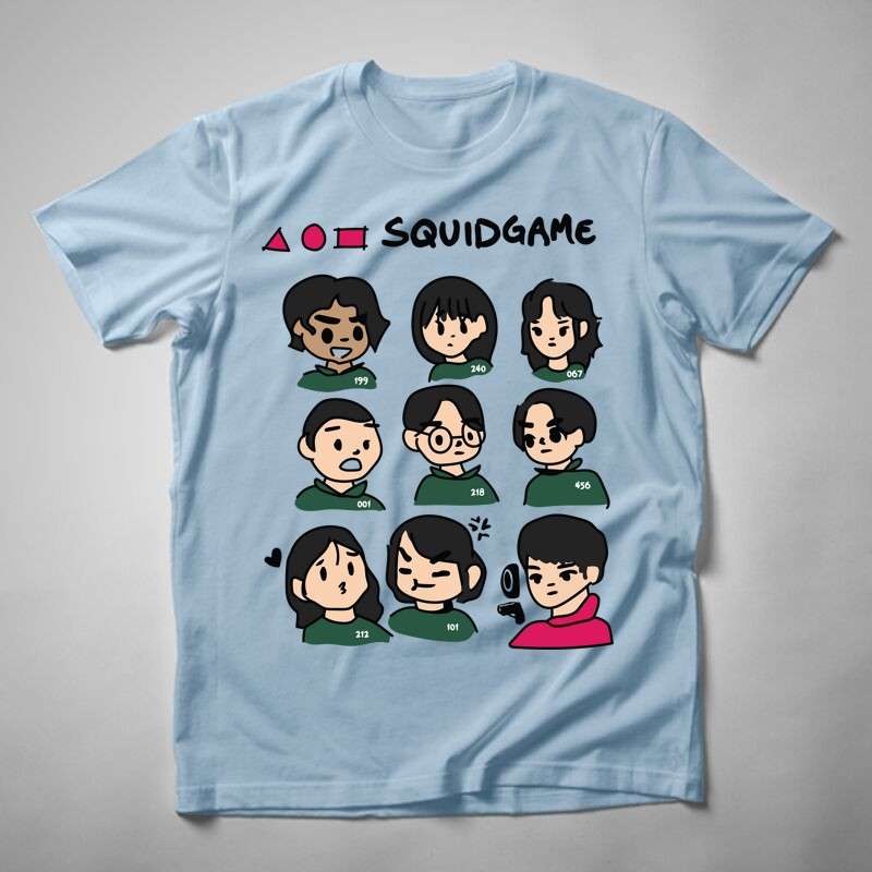 Gyerek póló Squid Game 3.0
