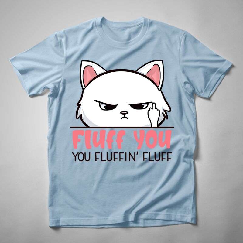 Gyerek póló Fluff You Cat