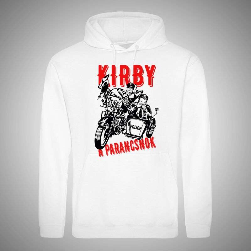 Gyerek kapucnis pulcsi Kirby A Parancsnok