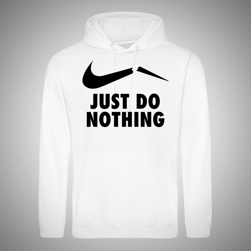Gyerek kapucnis pulcsi Just Do Nothing