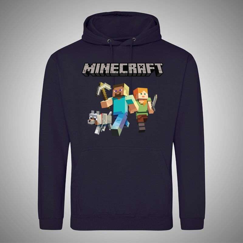 Gyerek kapucnis pulcsi Minecraft 3.0