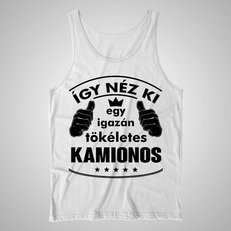 Női trikó Így Néz Ki Egy Tökéletes KAMIONOS