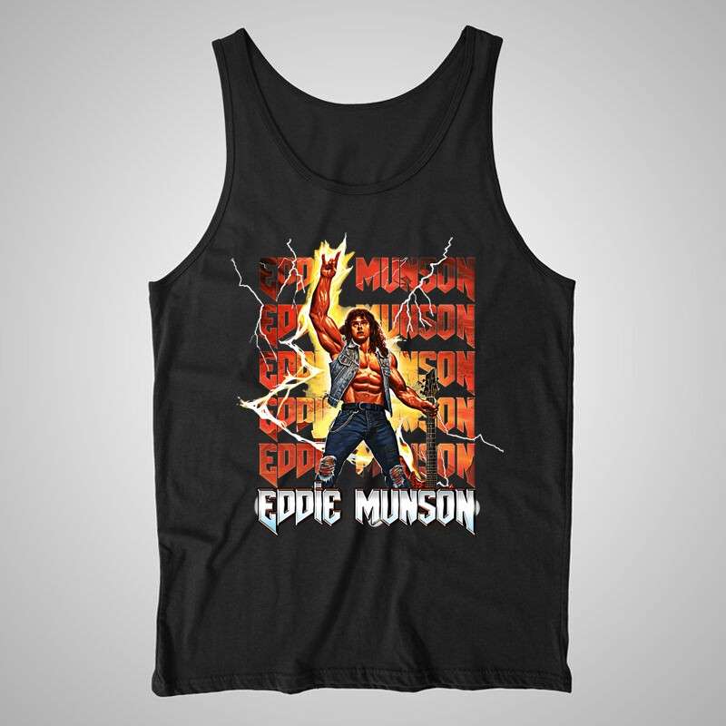 Férfi trikó Eddie Munson Manowar