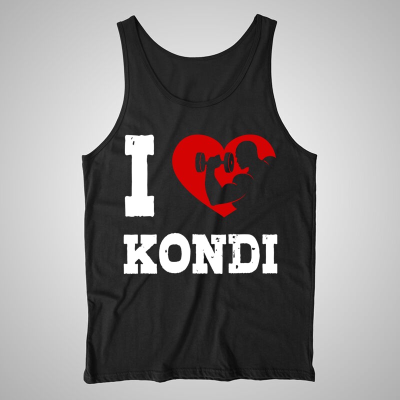 Férfi trikó I Love Kondi