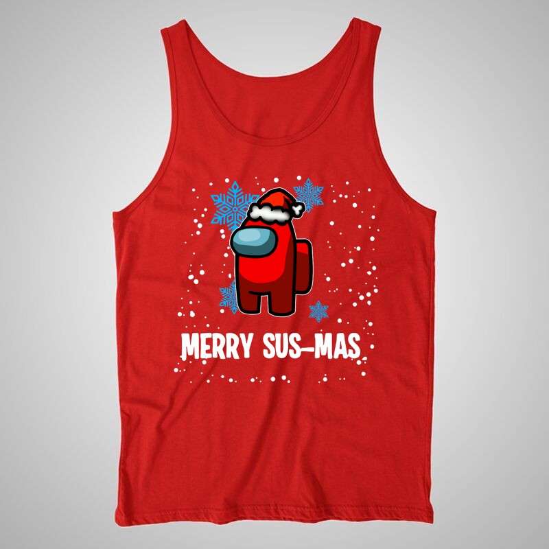 Férfi trikó Among Us Merry Sus Mas