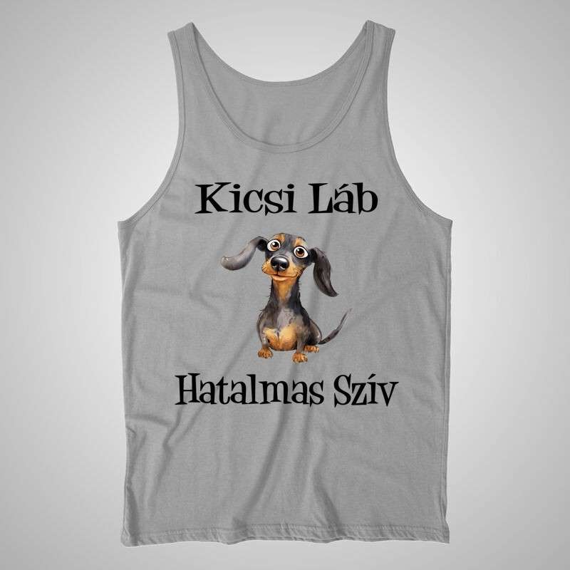 Férfi trikó Kicsi Láb Hatalmas Szív