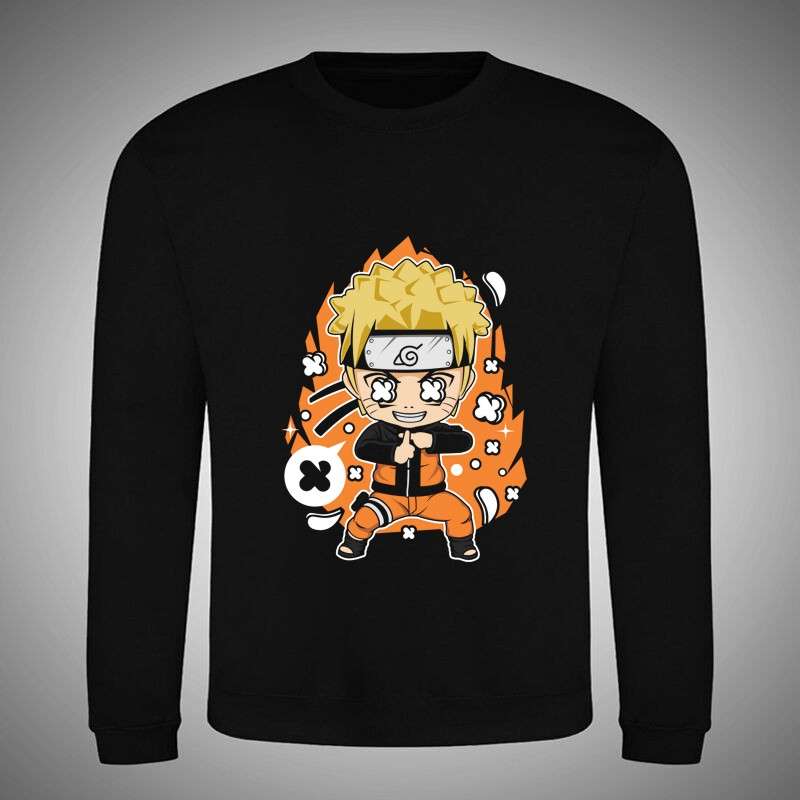 Kerek nyakú pulcsi Naruto