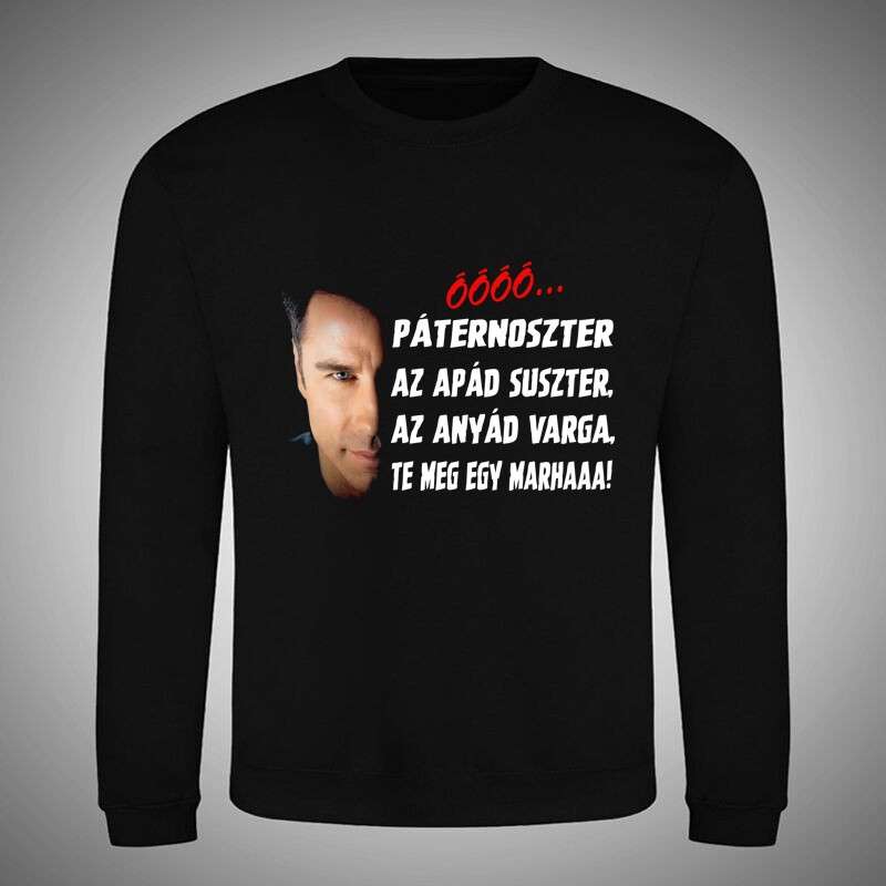 Kerek nyakú pulcsi Álarc Páternoszter
