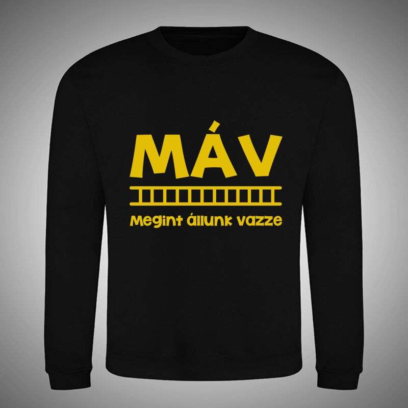 Kerek nyakú pulcsi MÁV
