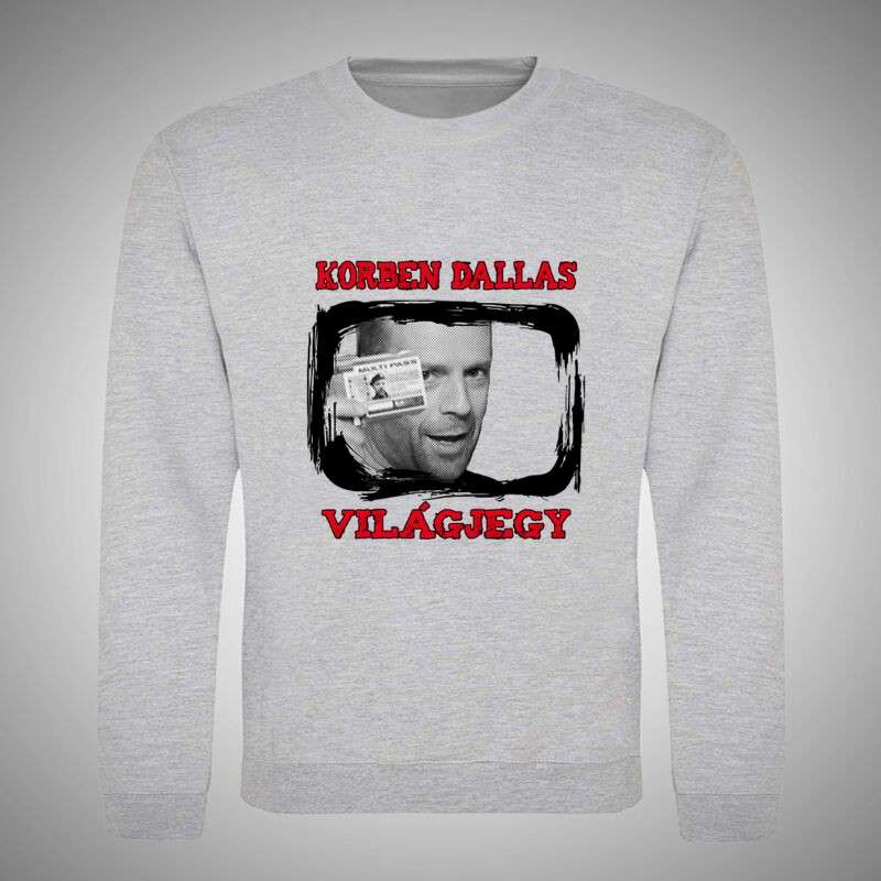 Kerek nyakú pulcsi Korben Dallas Világjegy