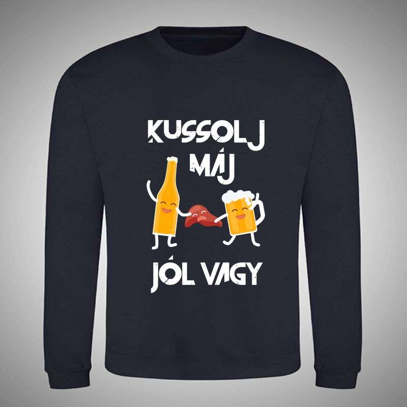 Kerek nyakú pulcsi Kussolj Máj