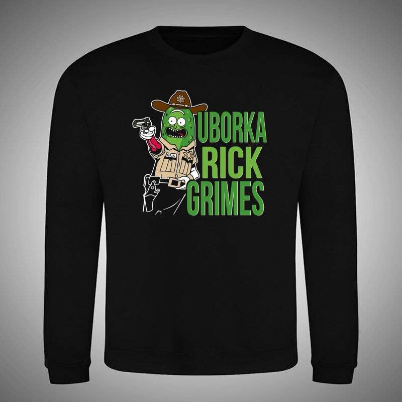 Gyerek kerek nyakú pulcsi Uborka Rick Grimes