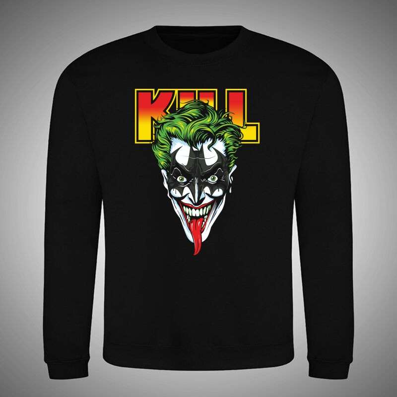 Gyerek kerek nyakú pulcsi Joker Kill