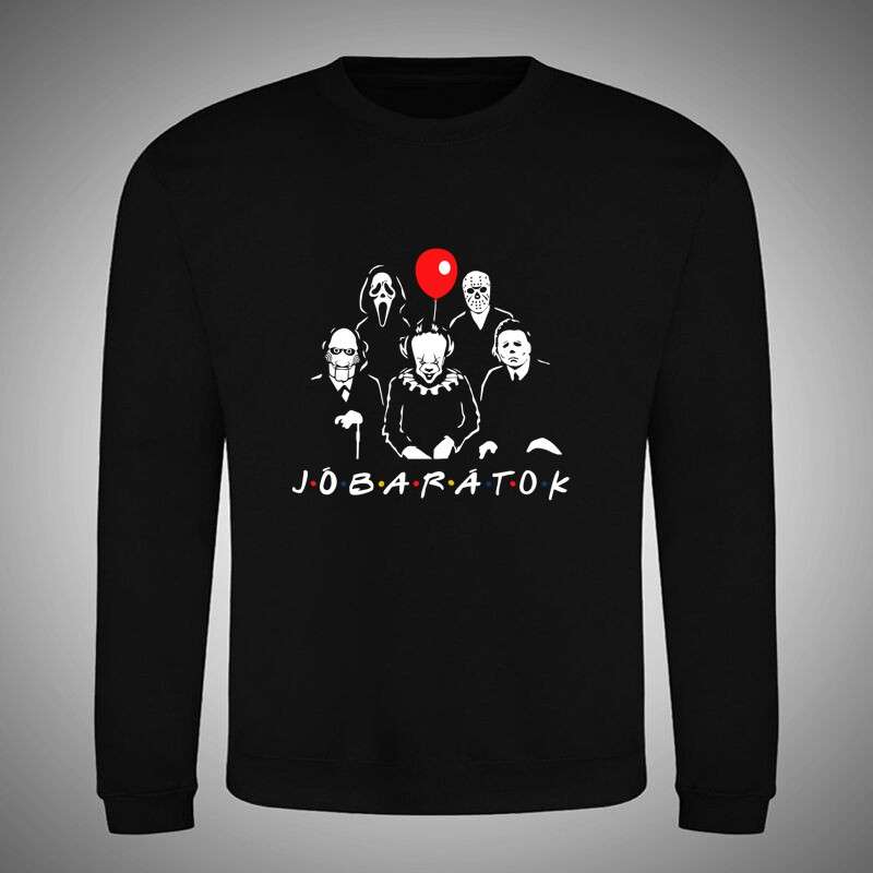 Gyerek kerek nyakú pulcsi Jóbarátok 2.0