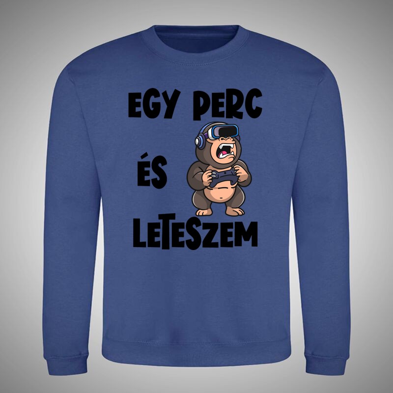 Gyerek kerek nyakú pulcsi Egy Perc És Leteszem Gorilla