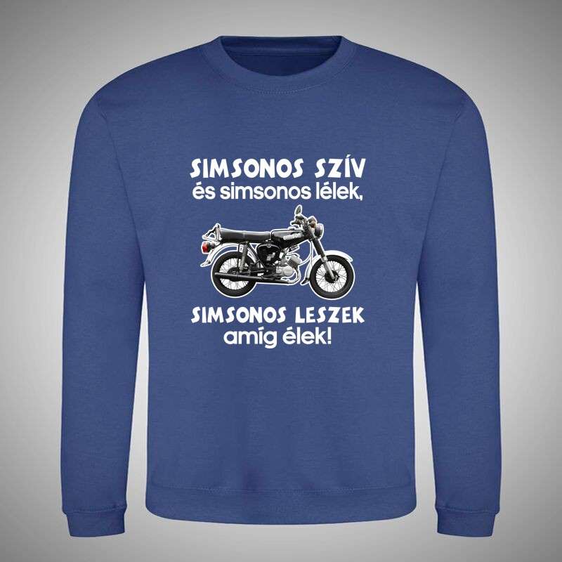 Gyerek kerek nyakú pulcsi Simsonos Szív És Simsonos Lélek