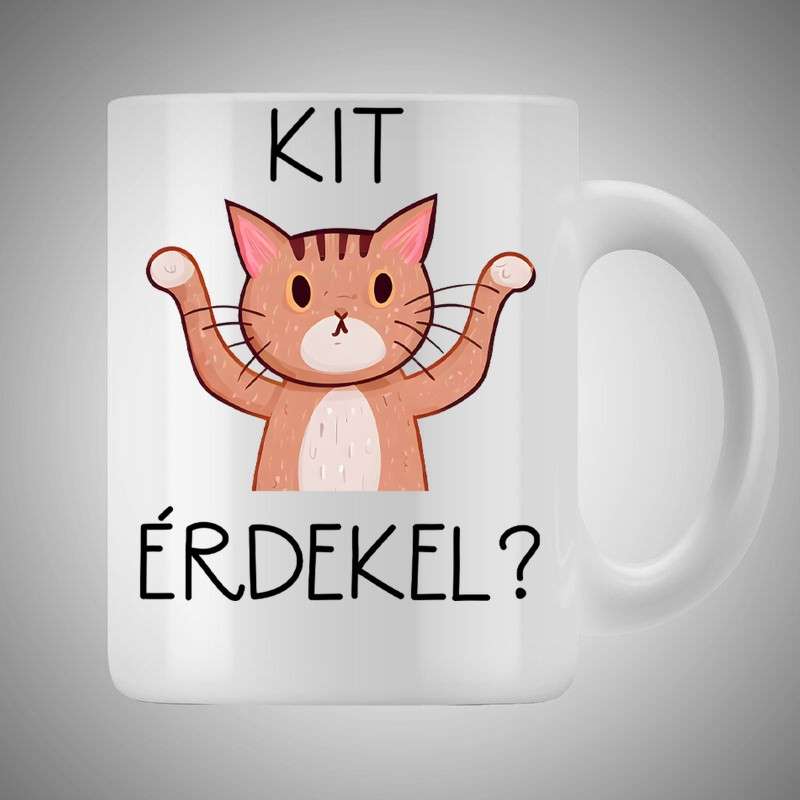 Bögre 3dl Kit Érdekel Cica